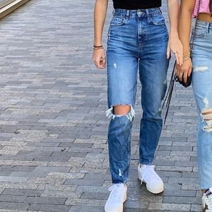 Zara mom jeans